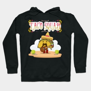 Taco squad vintage funny parties tacos love Hoodie